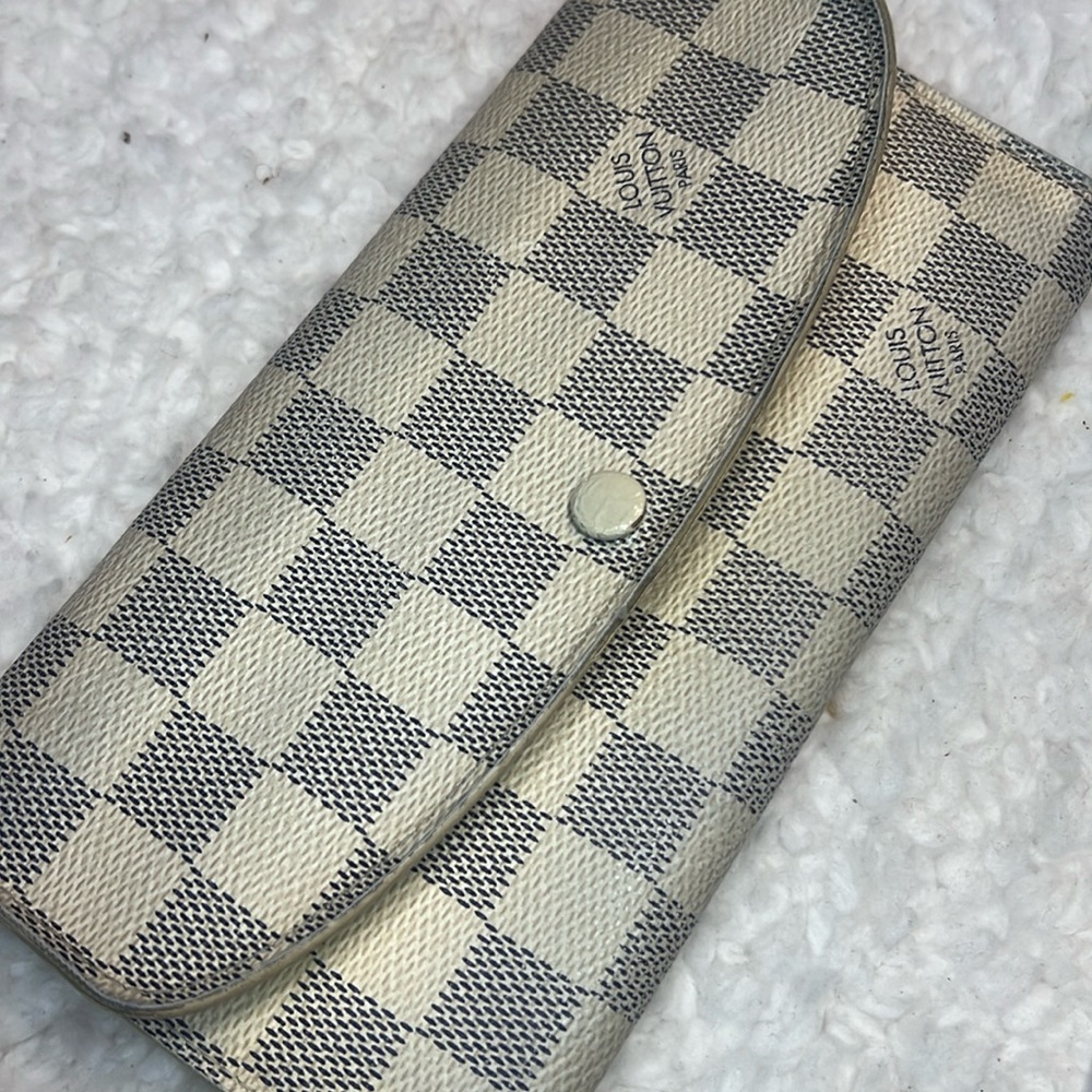 Louis Vuitton Damier Azur Wallet  - As Is
